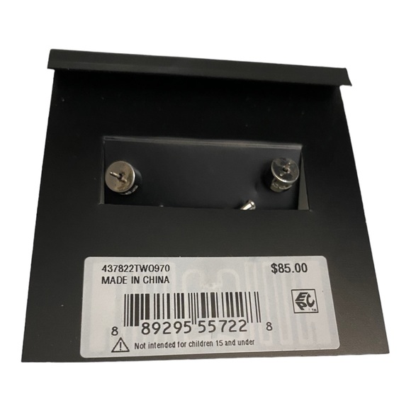 Coach Earrings Sparkling Safety Pins w Loops 14k Gold Plated w Crystals NWT $85 - Picture 2 of 2